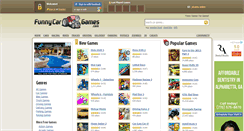 Desktop Screenshot of funnycargames.com